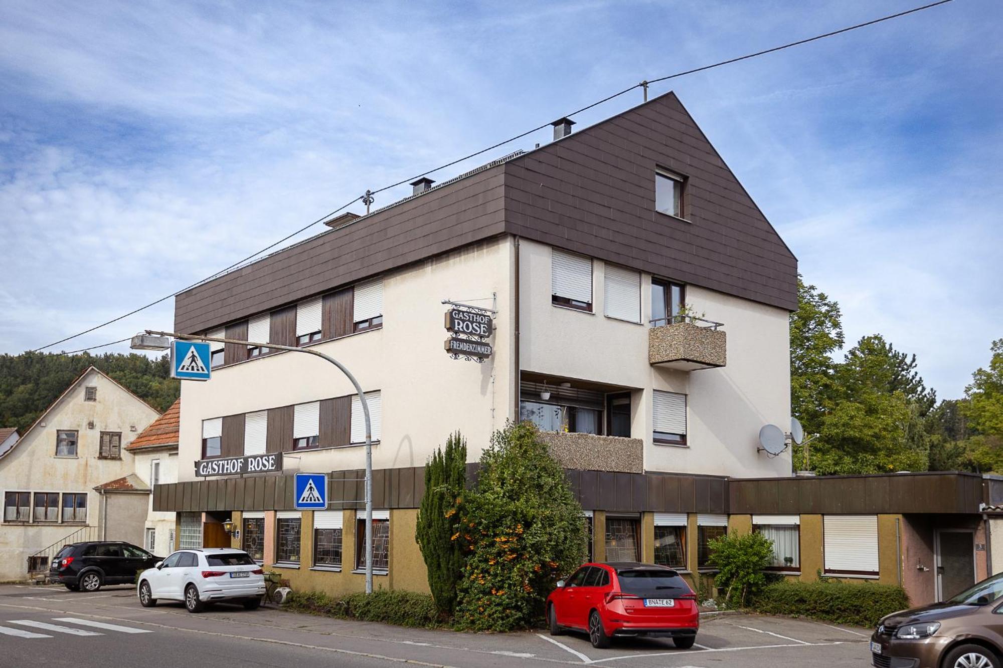 Hotel Gasthof Rose Reutlingen Exterior foto